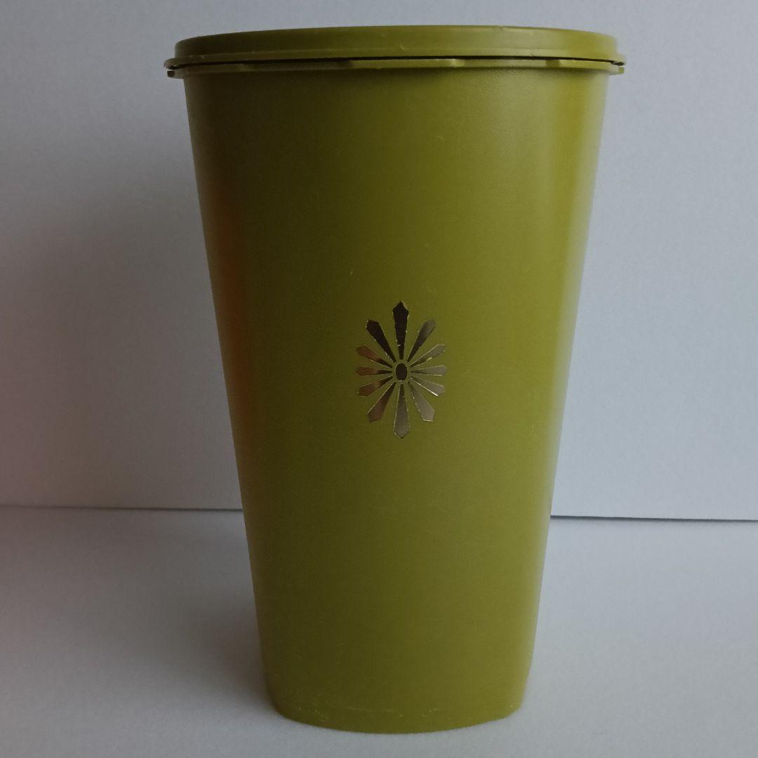 プラスチック保存容器セット（オレンジ・緑・黄色）タッパーウェア　琺瑯　レトロ