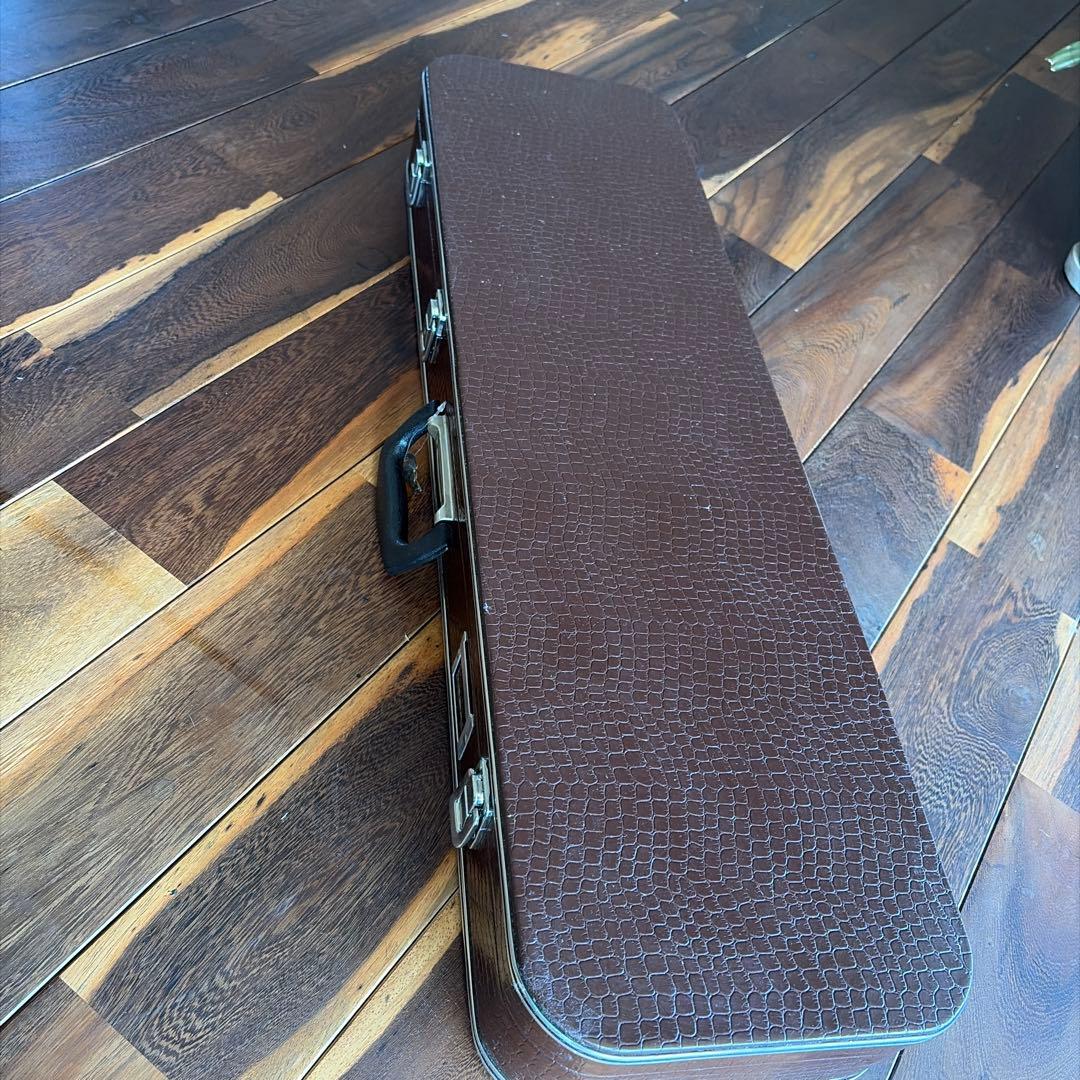 三線本体 ヘビ皮製 3弦 専用ケース付き