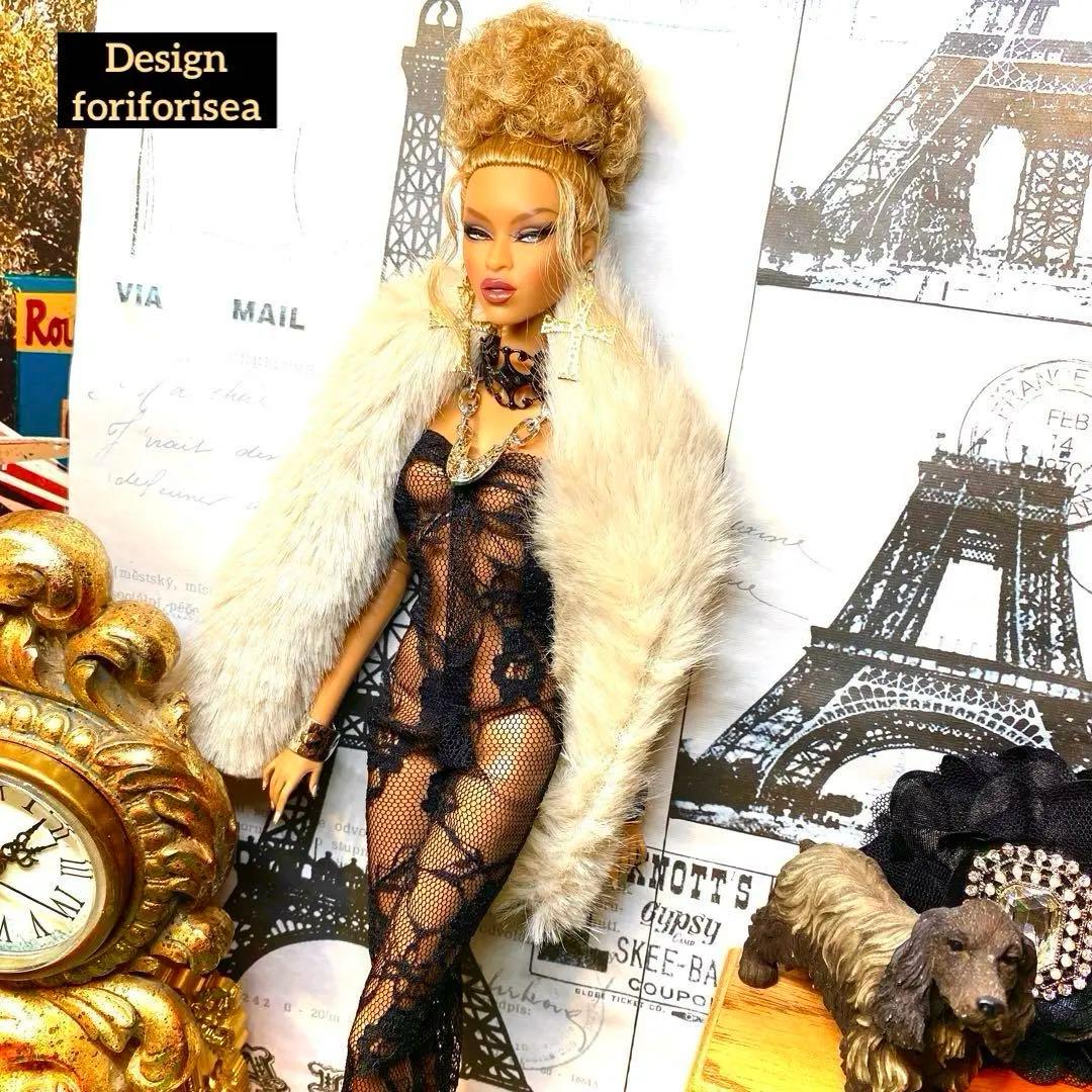 BLACK High see-through all-in-one★☆アクセ☆★