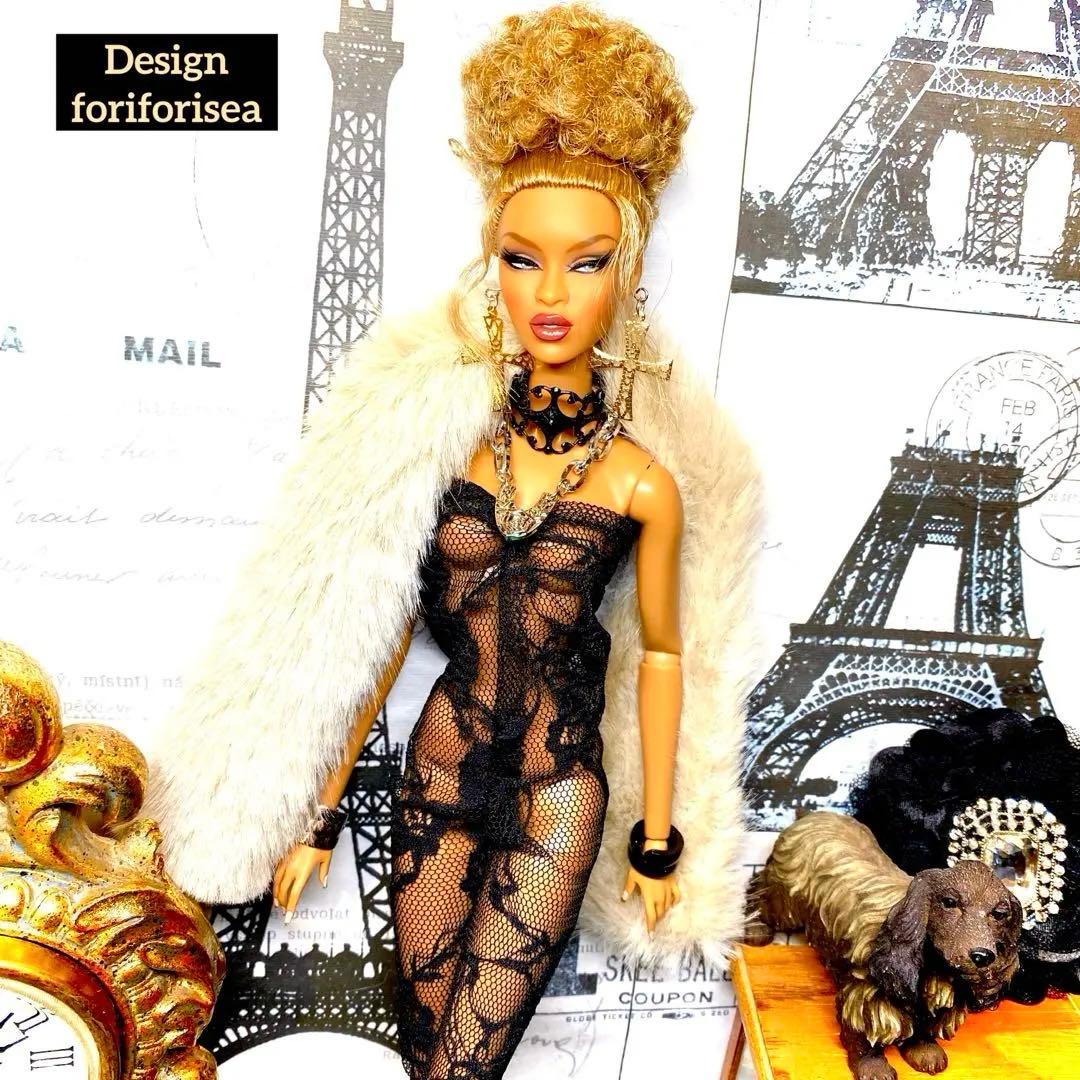 BLACK High see-through all-in-one★☆アクセ☆★