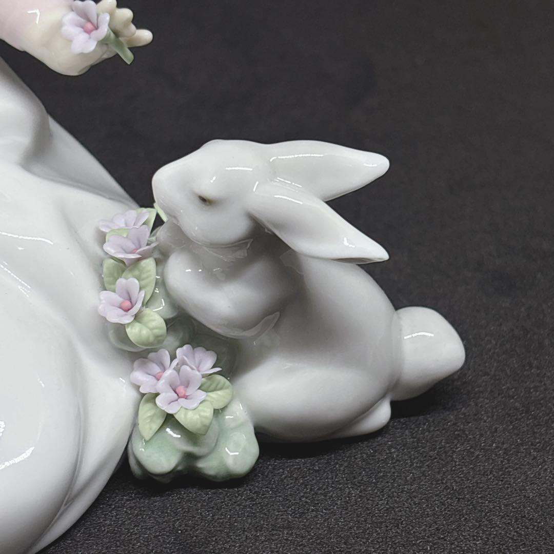 LLADRO リヤドロ うさぎと仲良し 6931 置物 インテリア 廃盤