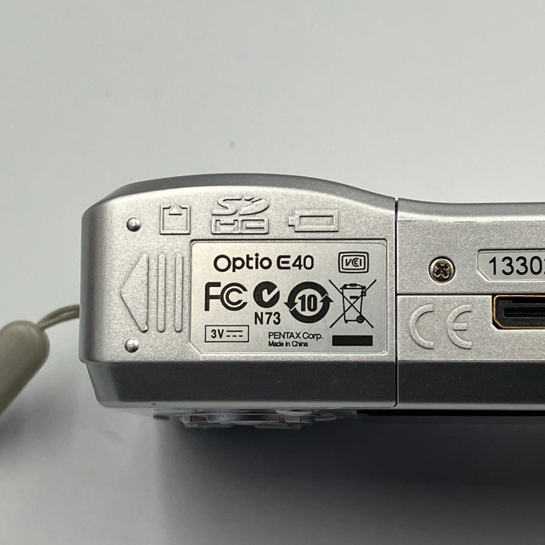 ⭐️オールドコンデジ⭐️PENTAX Optio E40 シルバー