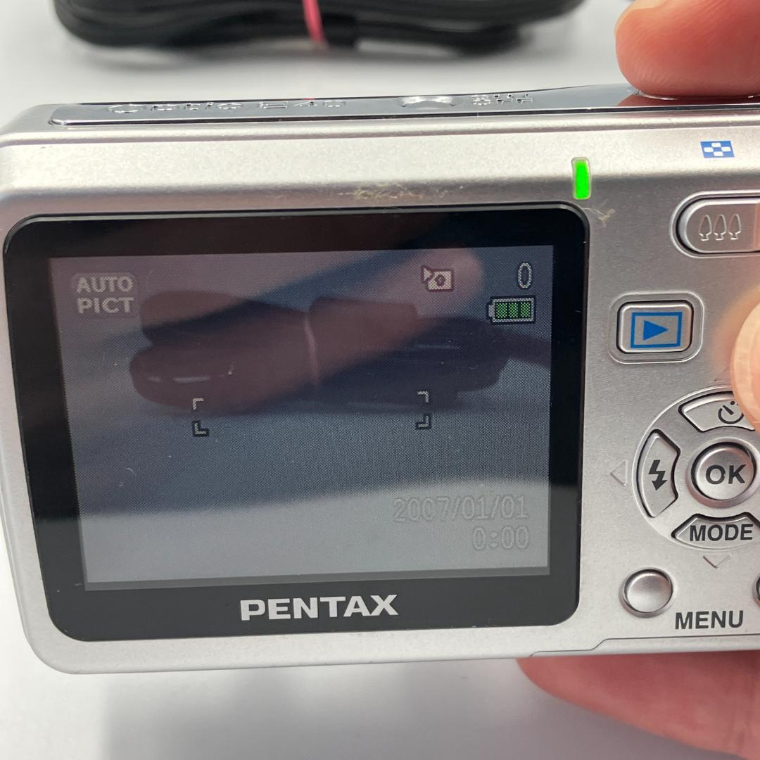 ⭐️オールドコンデジ⭐️PENTAX Optio E40 シルバー