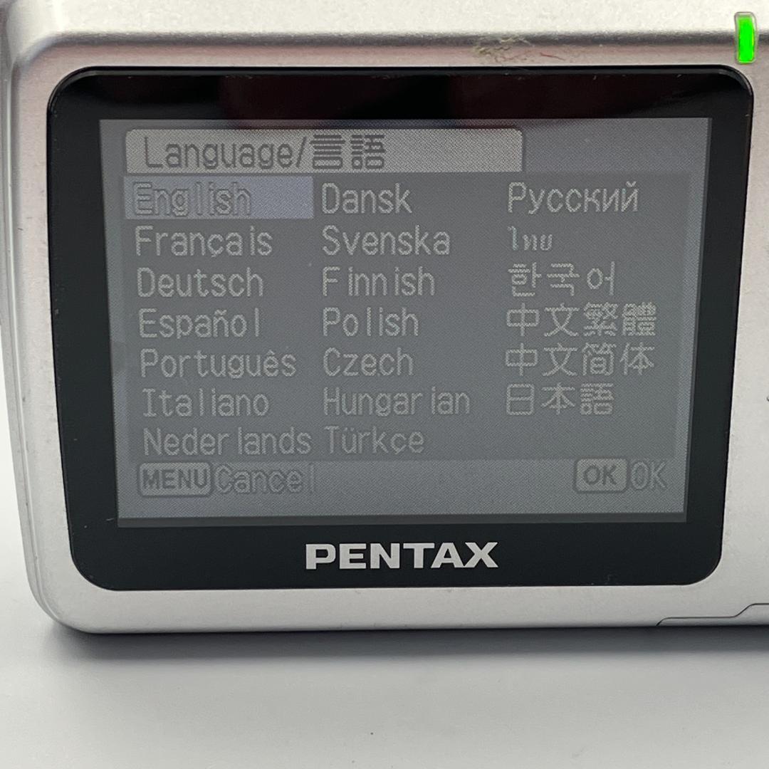 ⭐️オールドコンデジ⭐️PENTAX Optio E40 シルバー