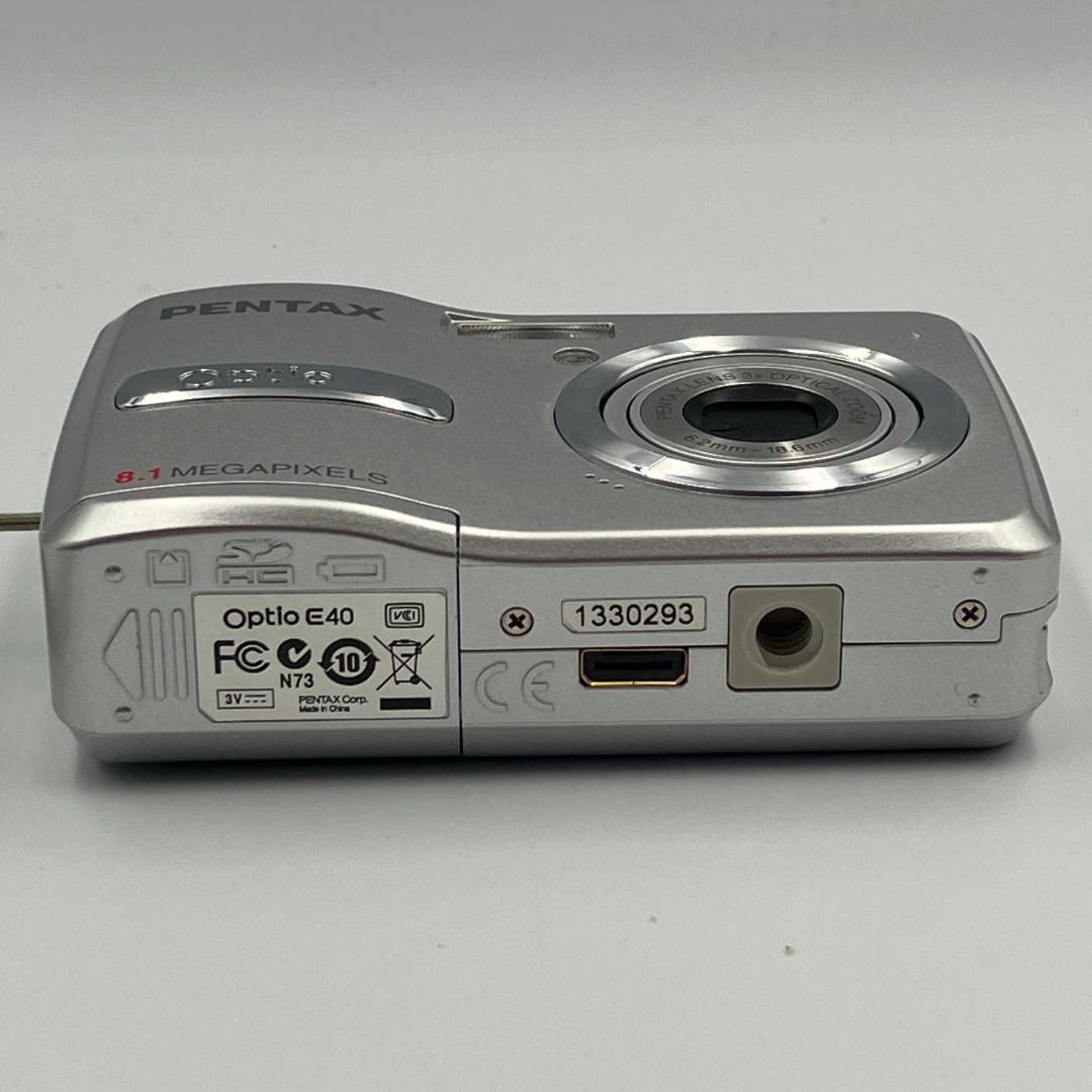 ⭐️オールドコンデジ⭐️PENTAX Optio E40 シルバー