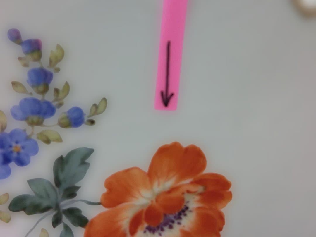 【マイセン】花文ピアスコンポート