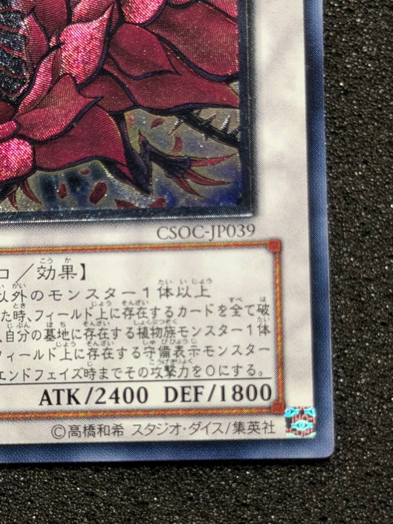 ブラック・ローズ・ドラゴン レリーフ