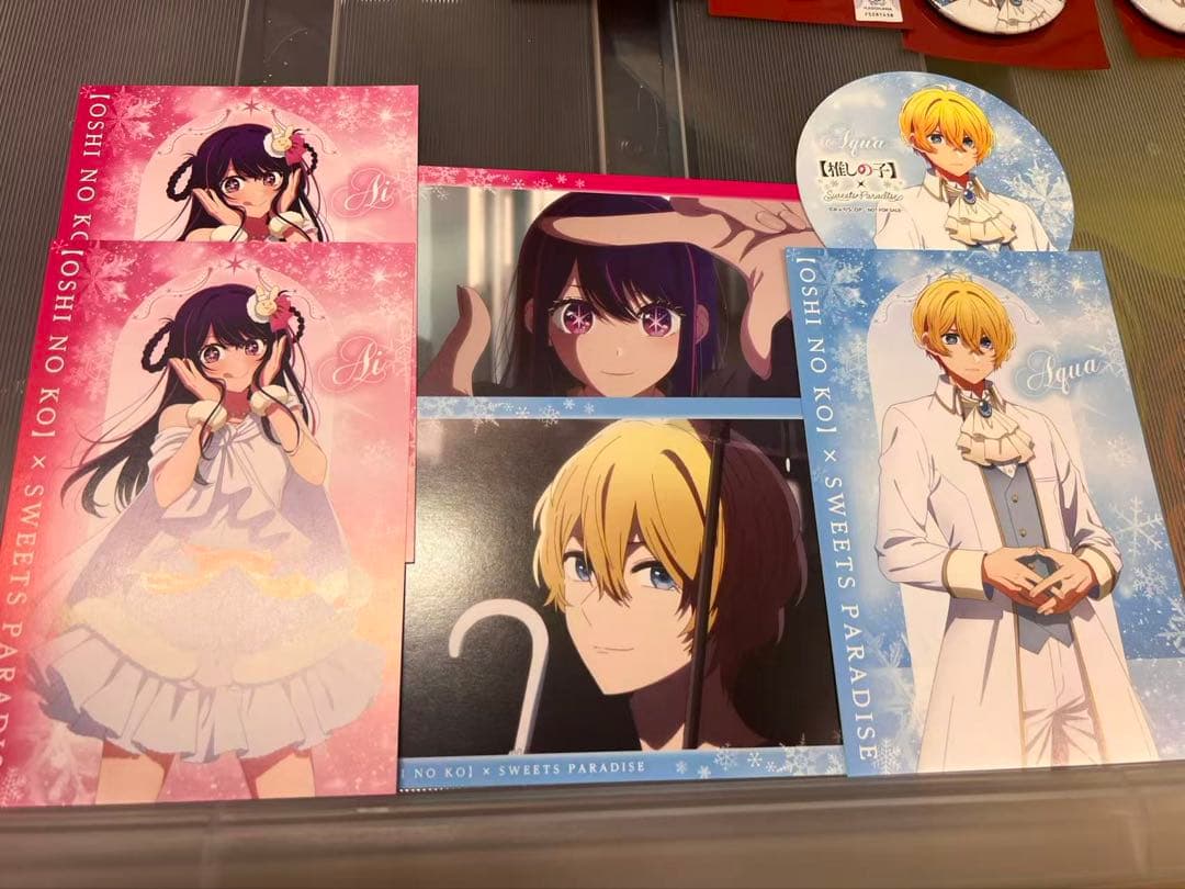 推しの子　スイパラ　アクア缶バッジ　￼￼￼12個セット　特典