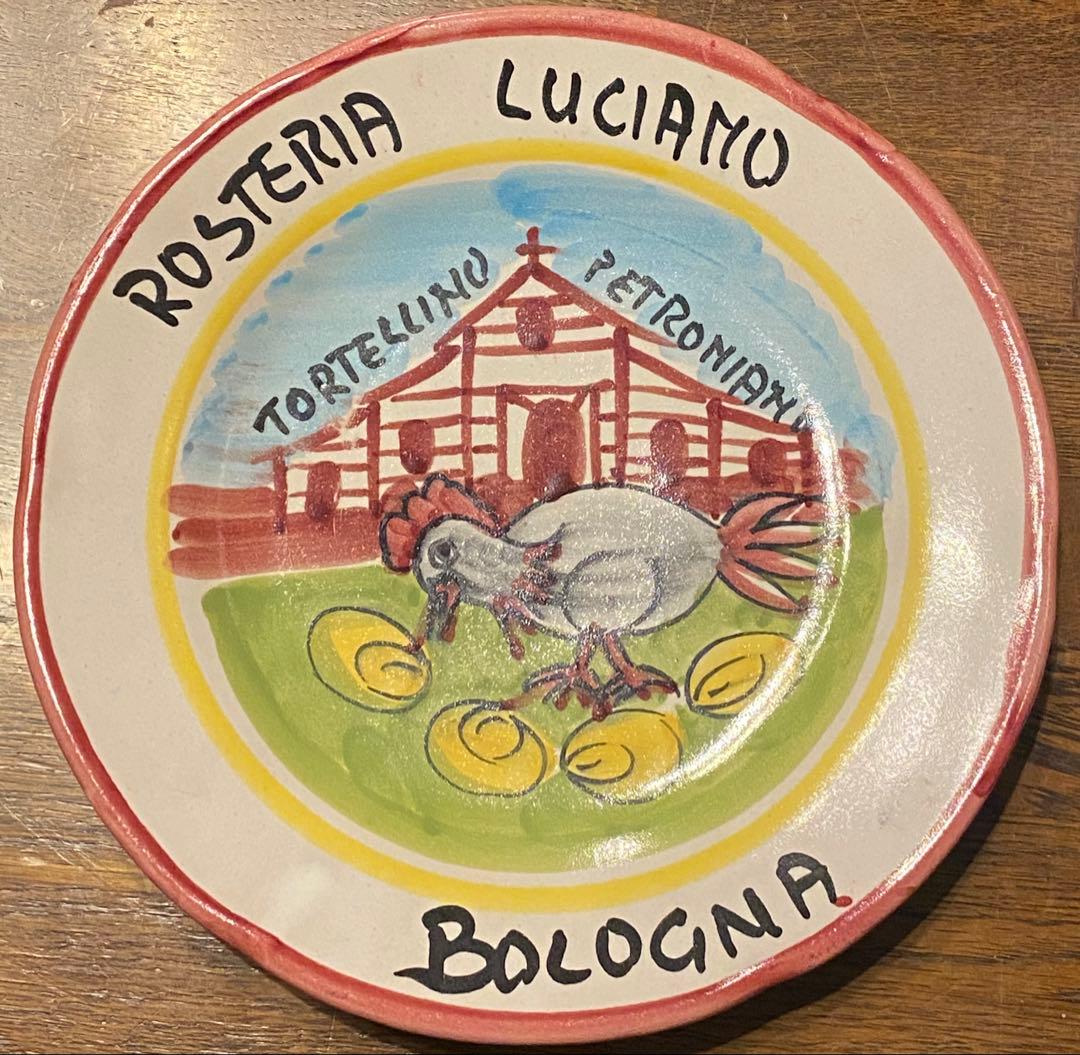 ブオンリコルド　イタリア製絵皿　1990 Bologna