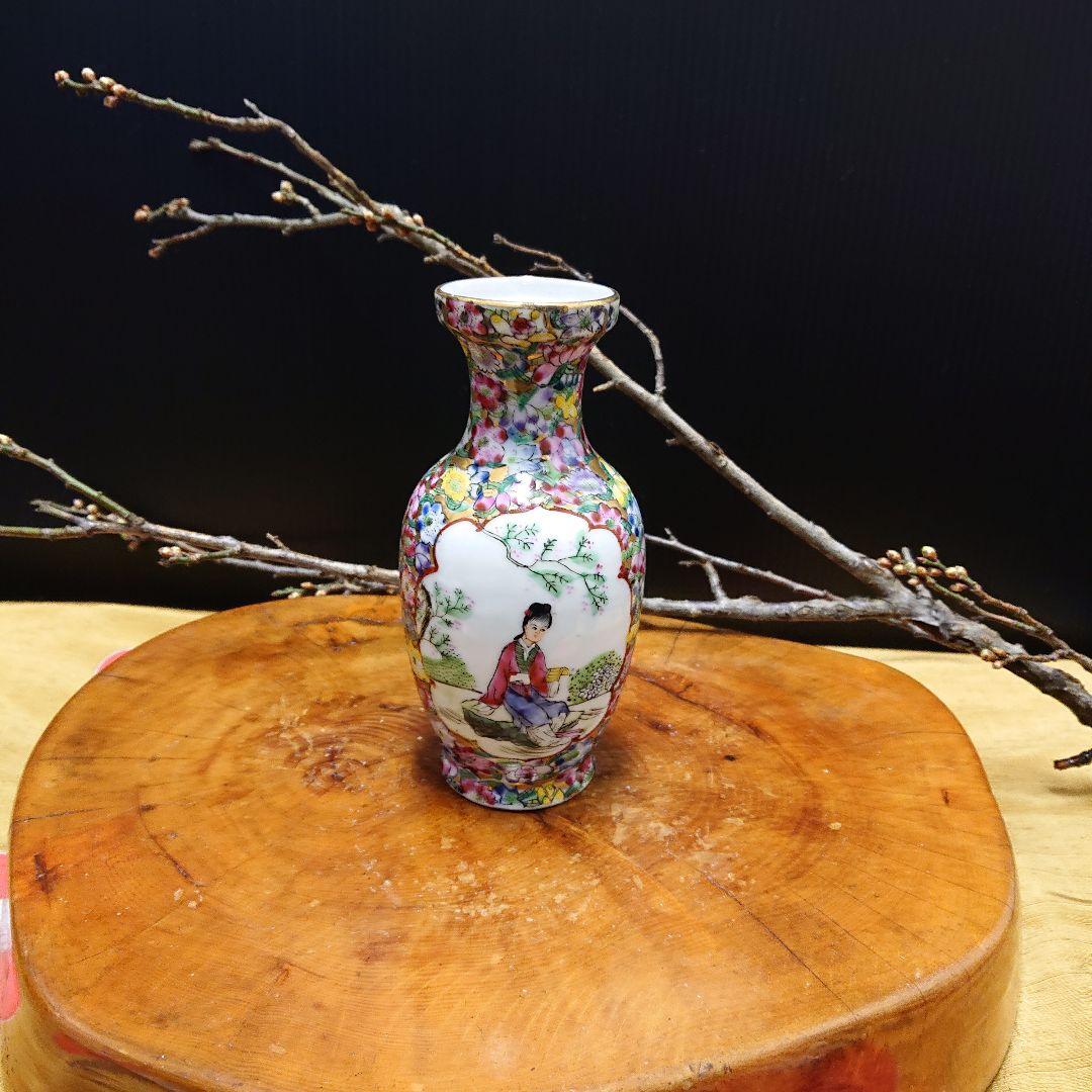 大清乾隆年製、ミニ花瓶、飾り