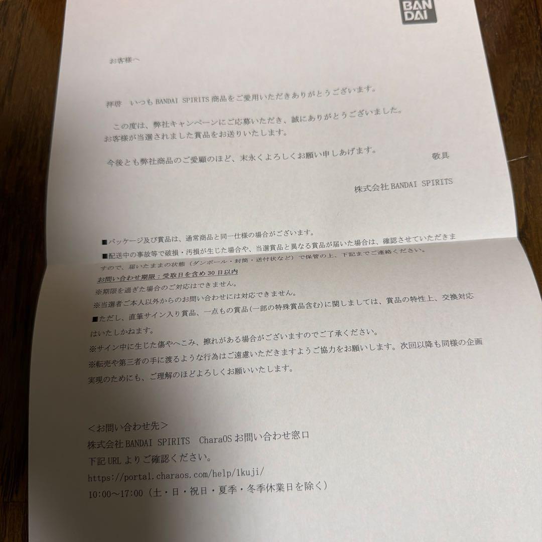 【当選品】一番くじ ドラえもん ～きみとずっといっしょ～　ラストワン賞