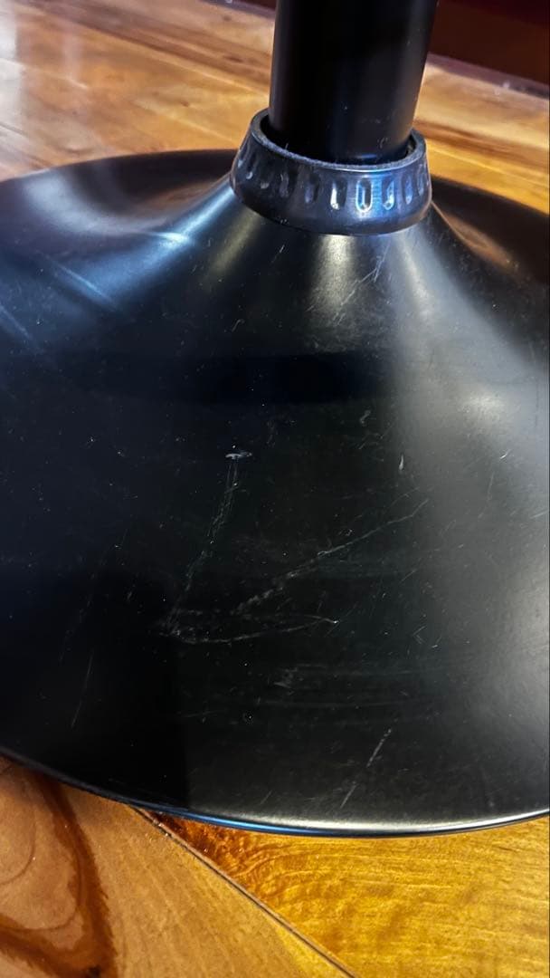 バーチェア　高さ調節可能　東京インテリア　アイアン　レザー　ウォールナット