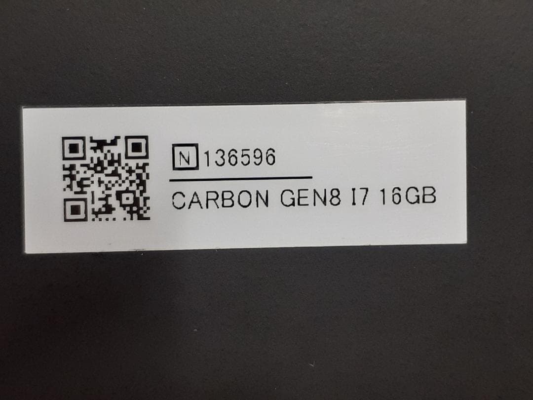 60L0320-04【完全ジャンク】ThinkPad X1Carbon Gen8
