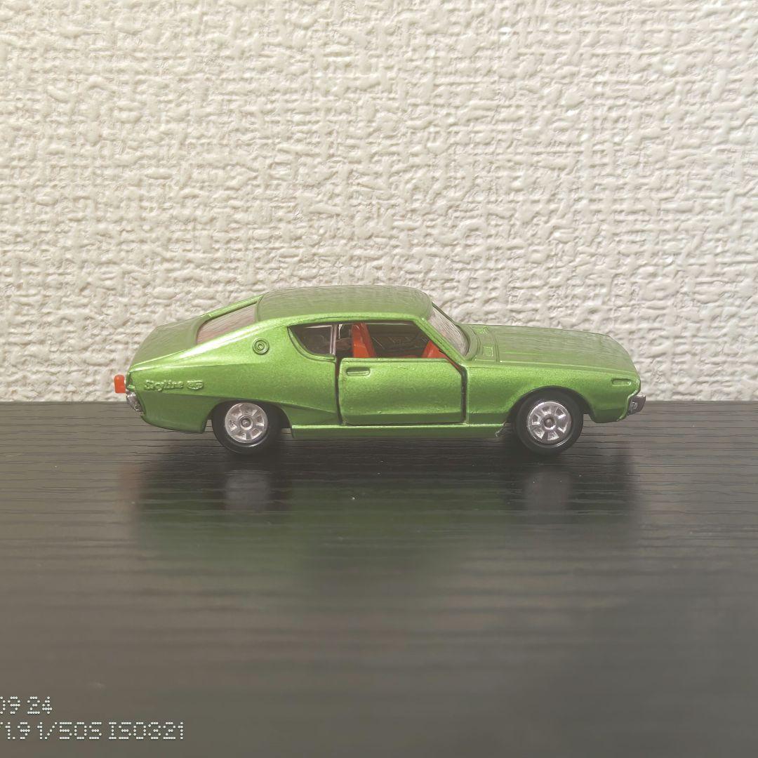 TOMICA　トミカ　スカイランGTX　グリーン　箱付き　1Eホイール