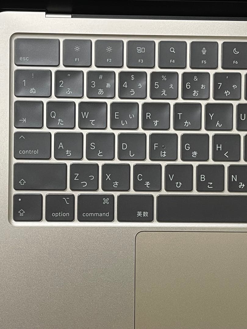 ほぼ新品MacBookAir M3 13インチ- 2025年1月購入