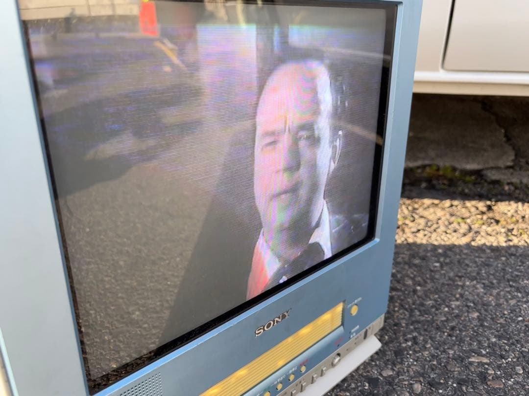 SONY KV-14MVF2 VHSビデオ一体型ブラウン管テレビ2001年製