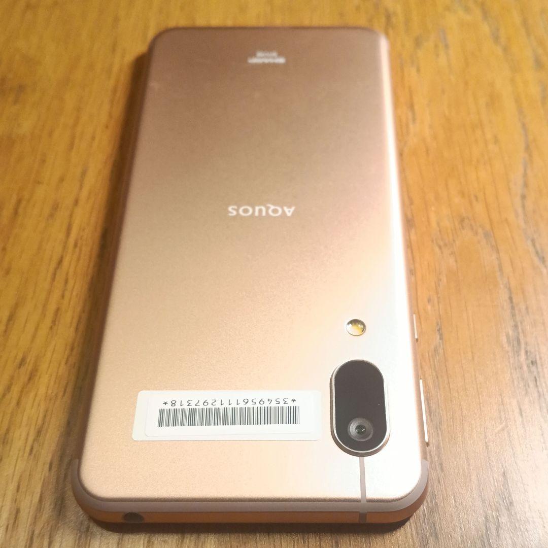 [美品]アクオス AQUOS sense3本体 アルミボディ 顔認証 指紋認証