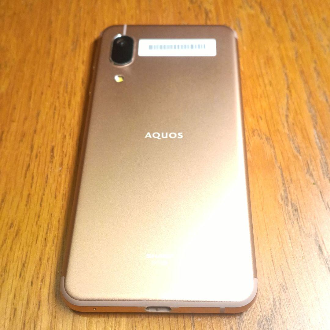 [美品]アクオス AQUOS sense3本体 アルミボディ 顔認証 指紋認証