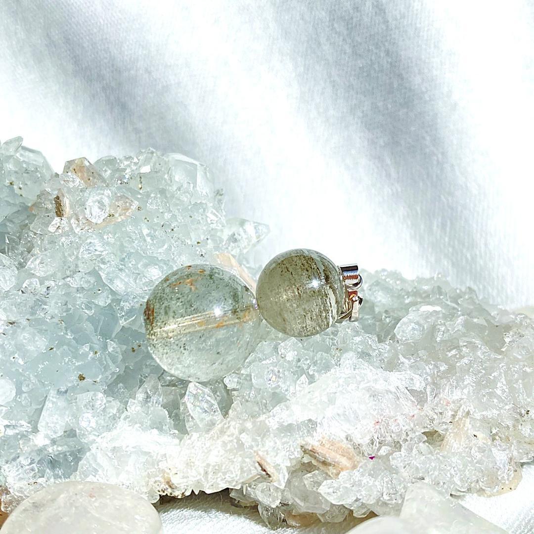 【運気を上げたい！】ひょうたん型 グリーンファントム バックチャーム