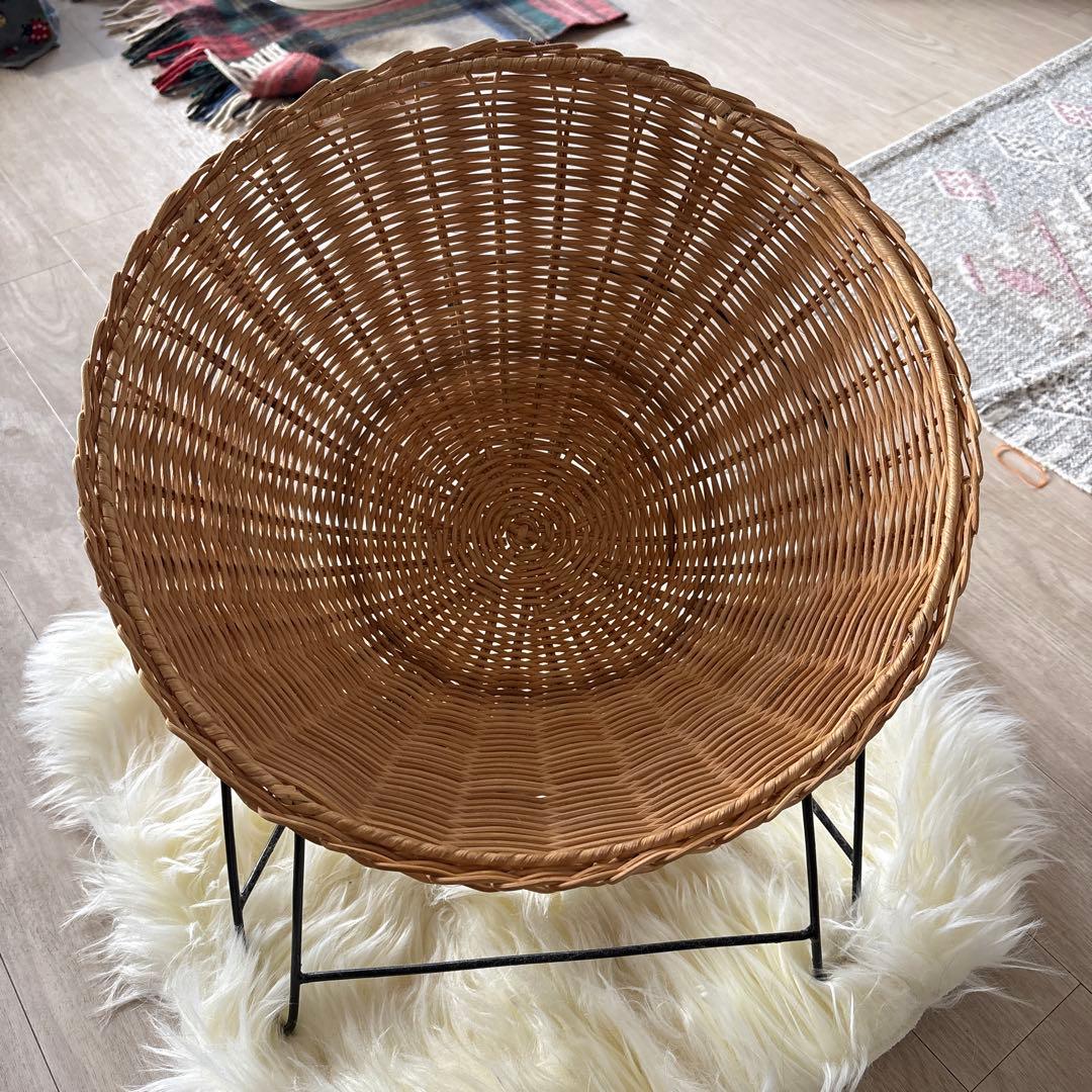 オルネドフォイユ　オルネコ アイアンレッグランタンチェア