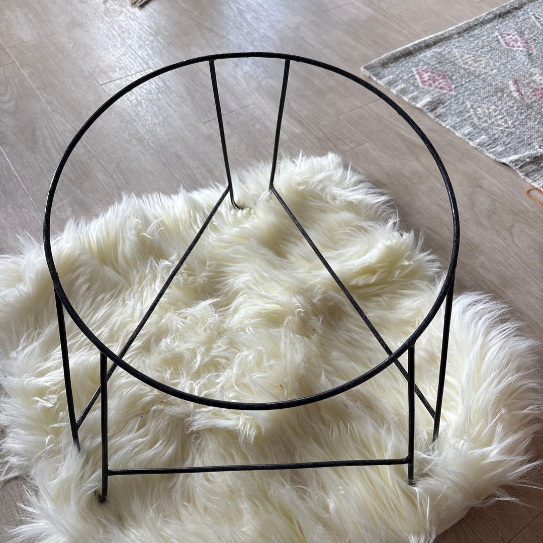 オルネドフォイユ　オルネコ アイアンレッグランタンチェア