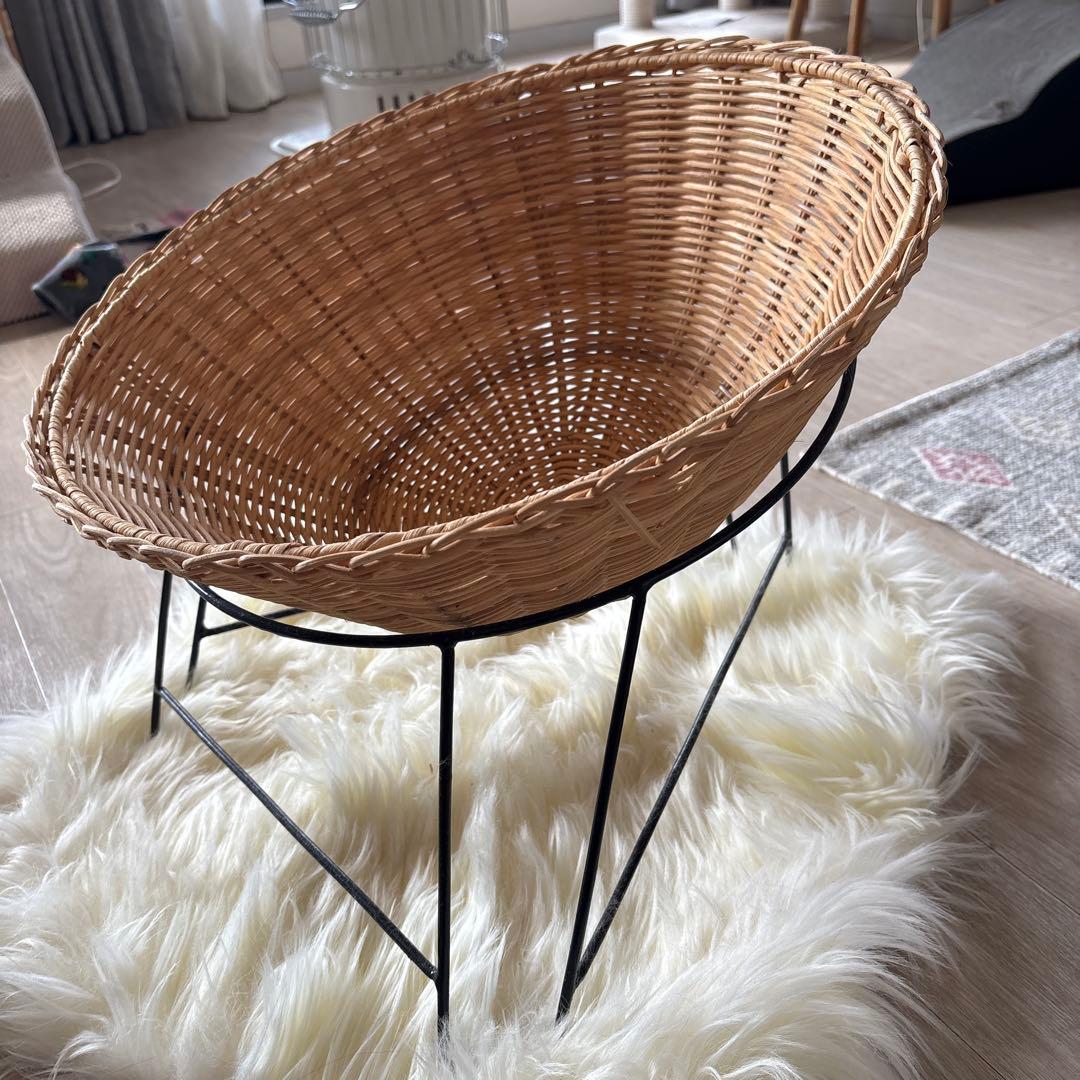 オルネドフォイユ　オルネコ アイアンレッグランタンチェア