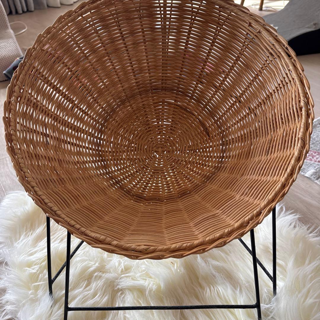 オルネドフォイユ　オルネコ アイアンレッグランタンチェア