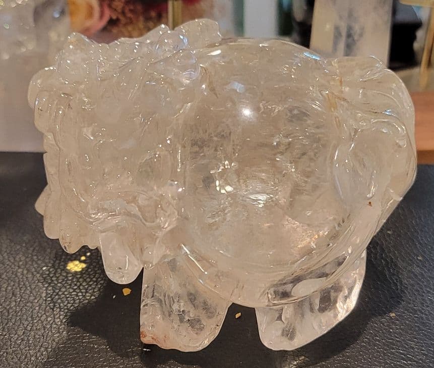 ！！逸品！！特大ロングイ1キロ超え！希少貴重手彫りヒマラヤ水晶ライモナイト虹入り