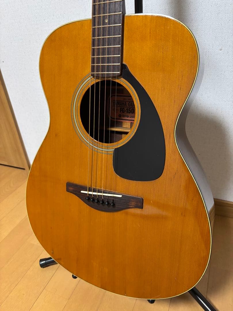'68年製❗️YAMAHAヤマハ FG150赤ラベル　横ロゴ　釣鐘カバー　調整済‼️