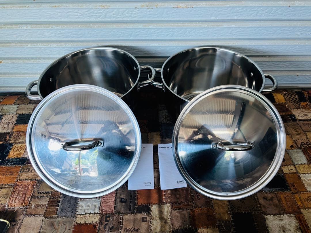 L9★IKEA★両手鍋 新品 未使用品 9L 調理器具 両手鍋 展示品