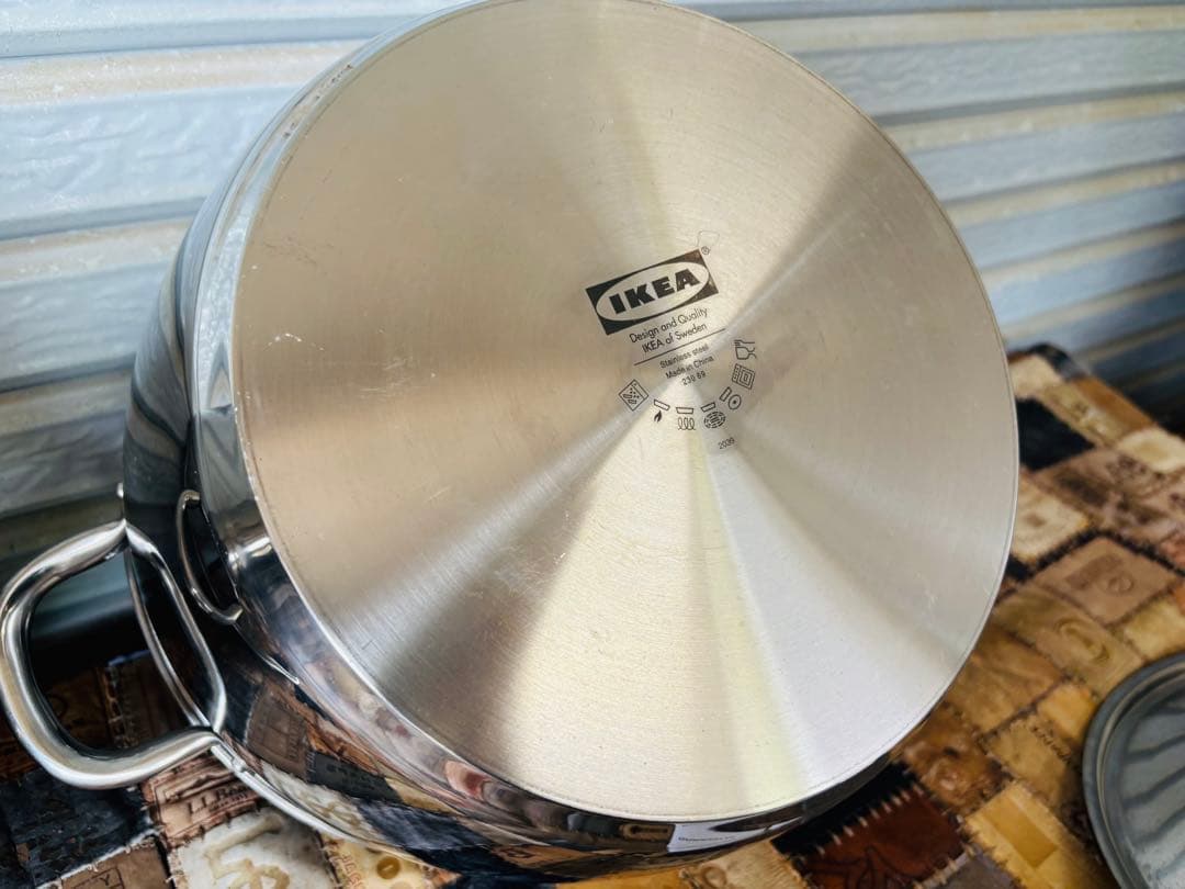 L9★IKEA★両手鍋 新品 未使用品 9L 調理器具 両手鍋 展示品