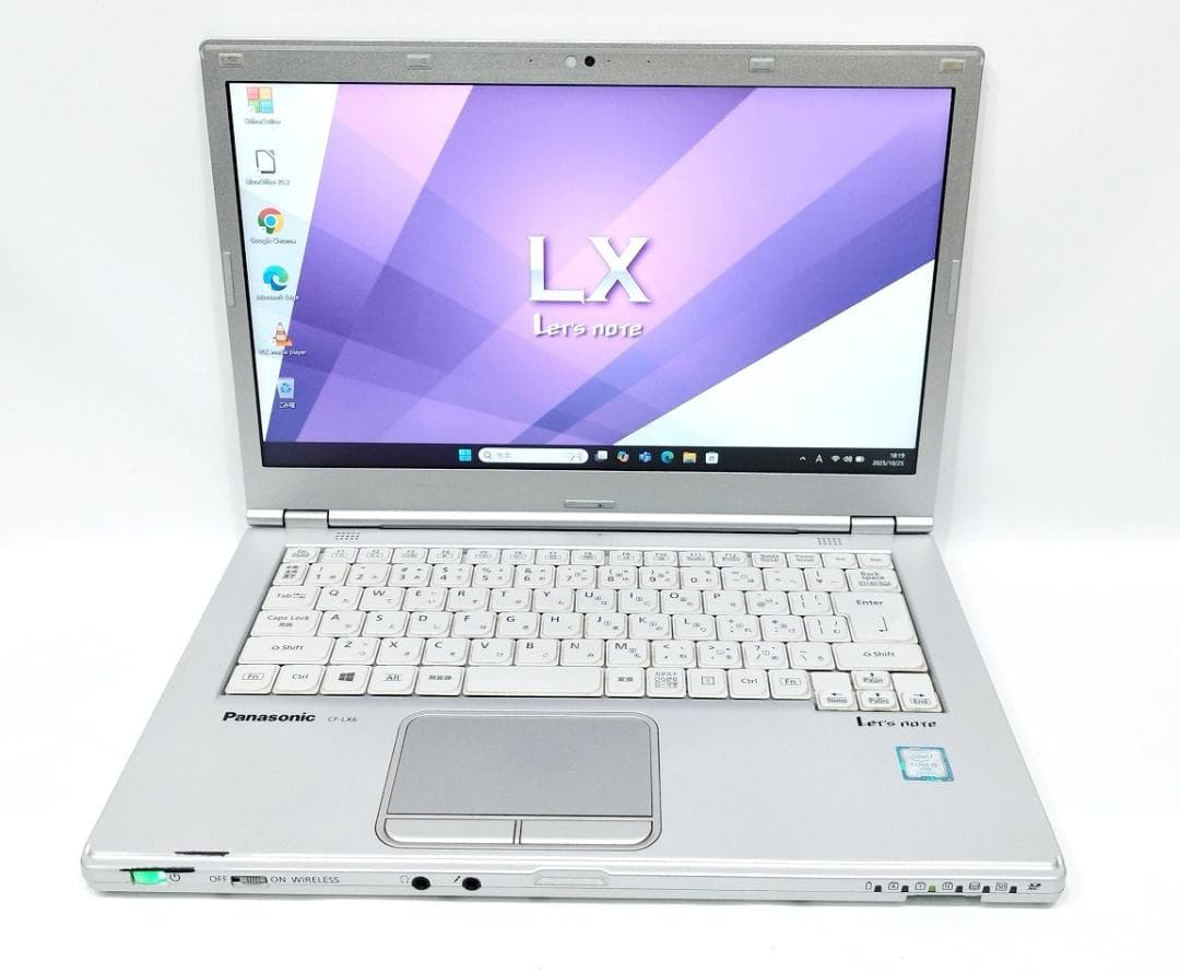 Windowsノート本体 Panasonic CF-LX6RDPVS I5 7300U 8GB Win11