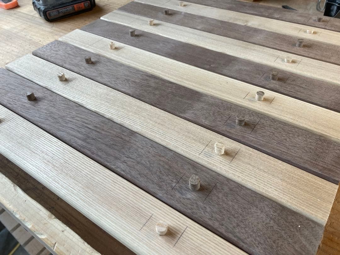 ウォールナット×ash シェルコン対応2way天板