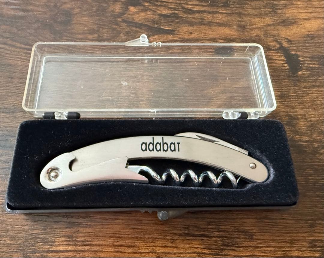 レア商品 adabat アダバット ソムリエナイフ ワインオープナー シルバー