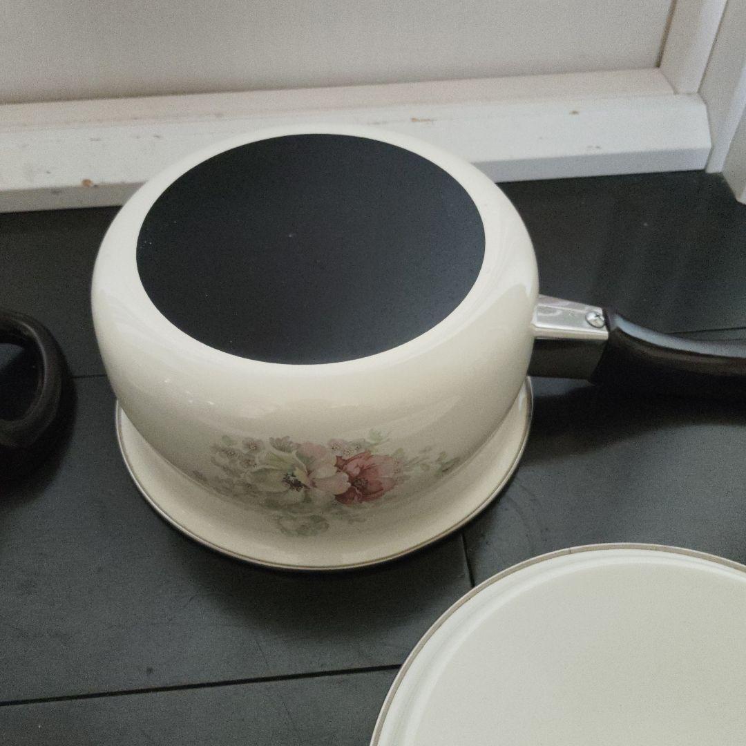 ハイランドホーローウェア　鍋セット 18cm 20cm