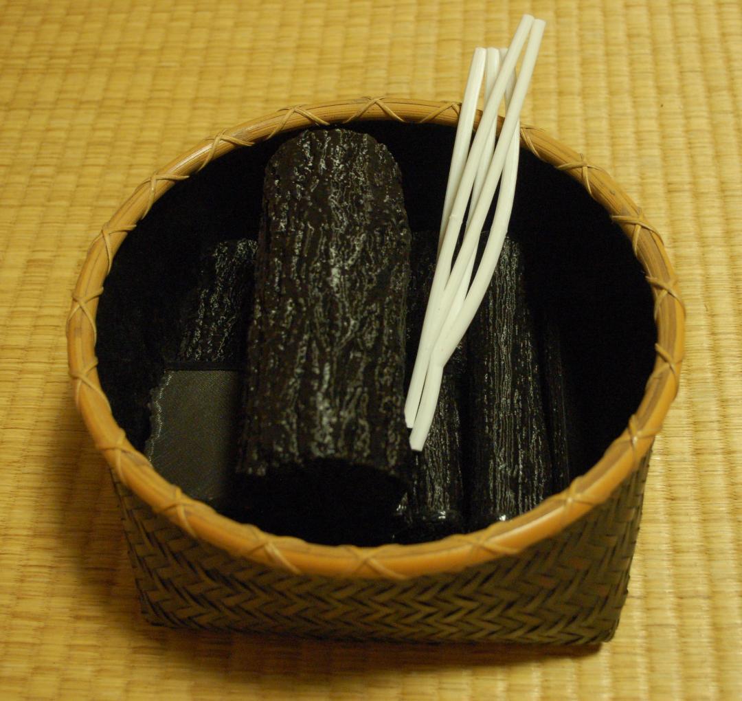 ライライ・表千家用お稽古炭・炉、風炉セット
