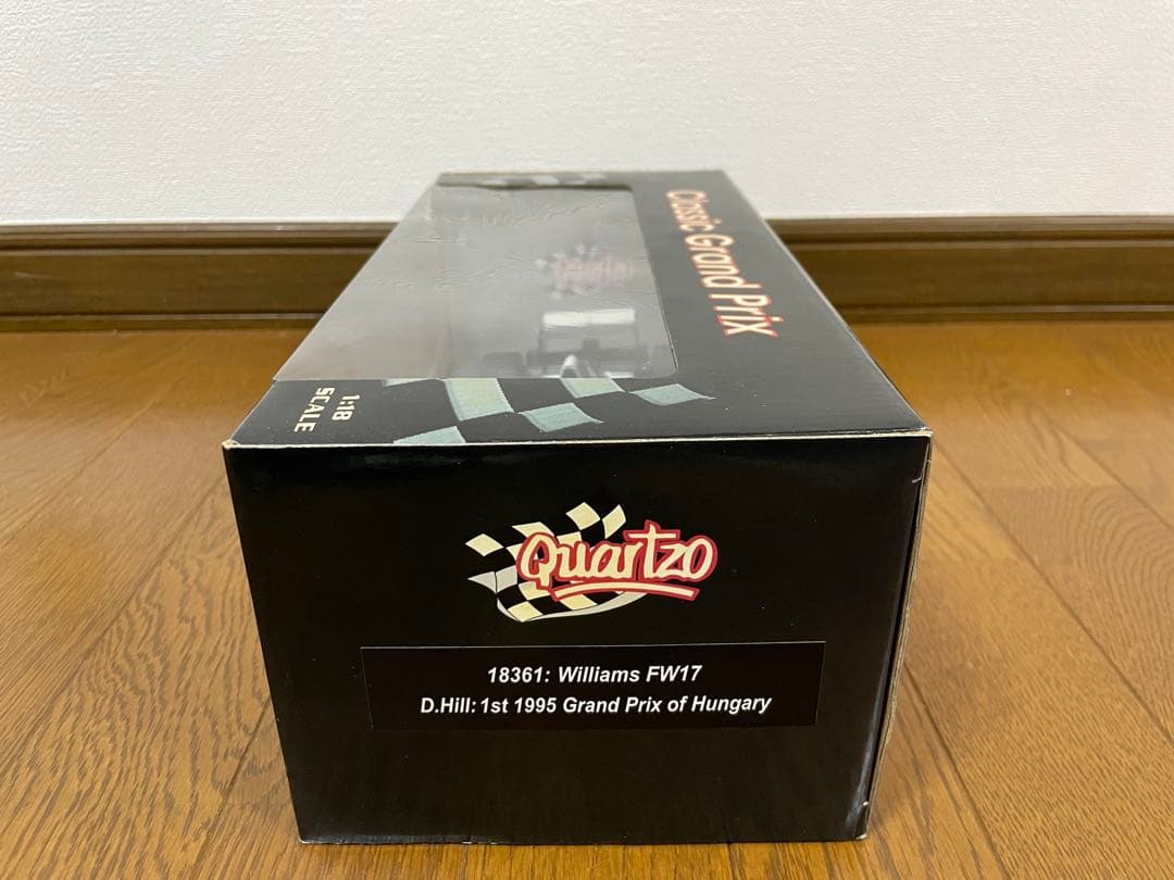 絶版希少Williams 1995 FW17 D.Hill 1:18