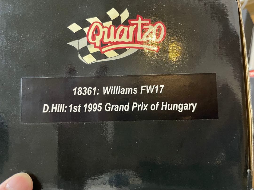 絶版希少Williams 1995 FW17 D.Hill 1:18
