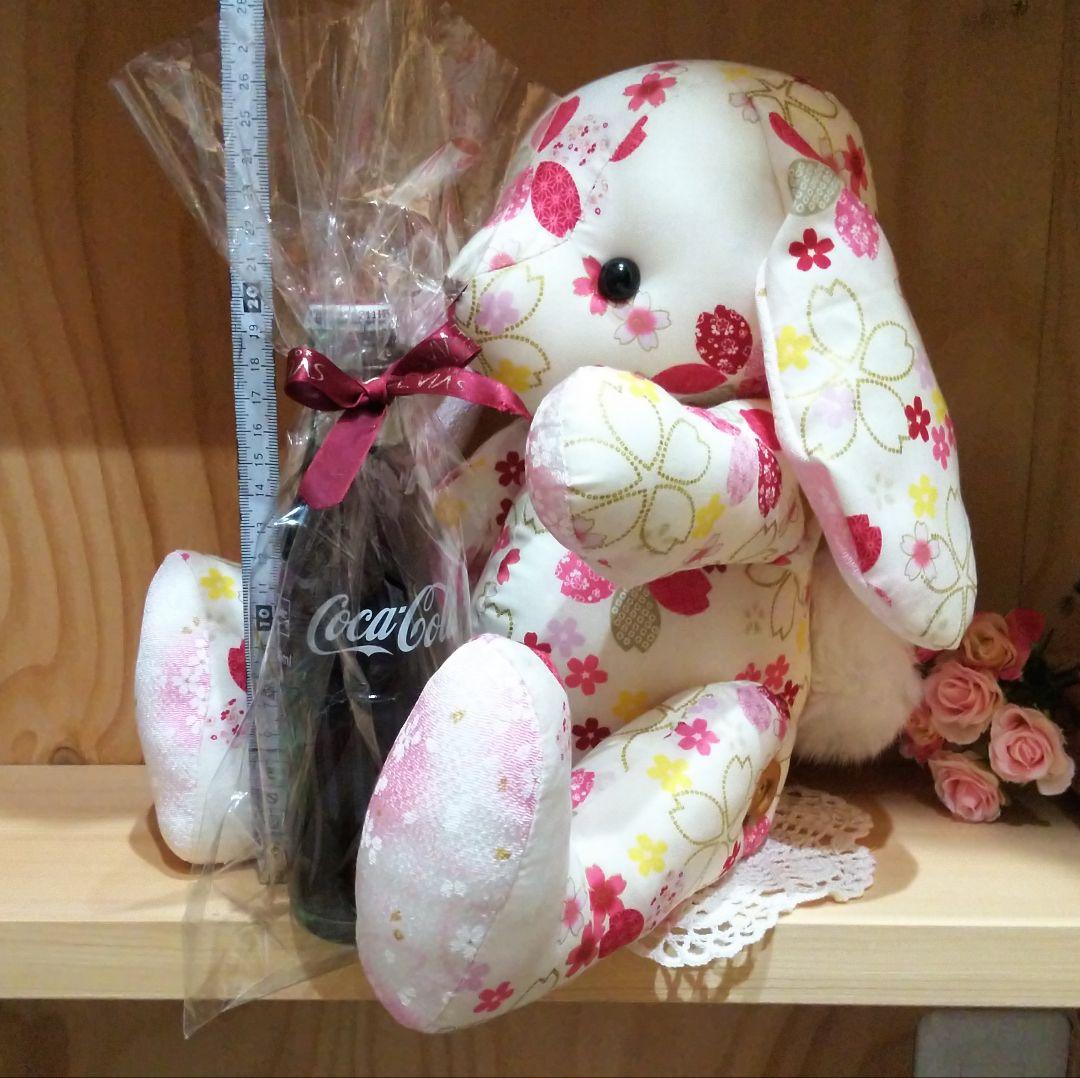 霞桜ちゃん でかでか親うさ ロップイヤー うさぎ ハンドメイド ぬいぐるみ