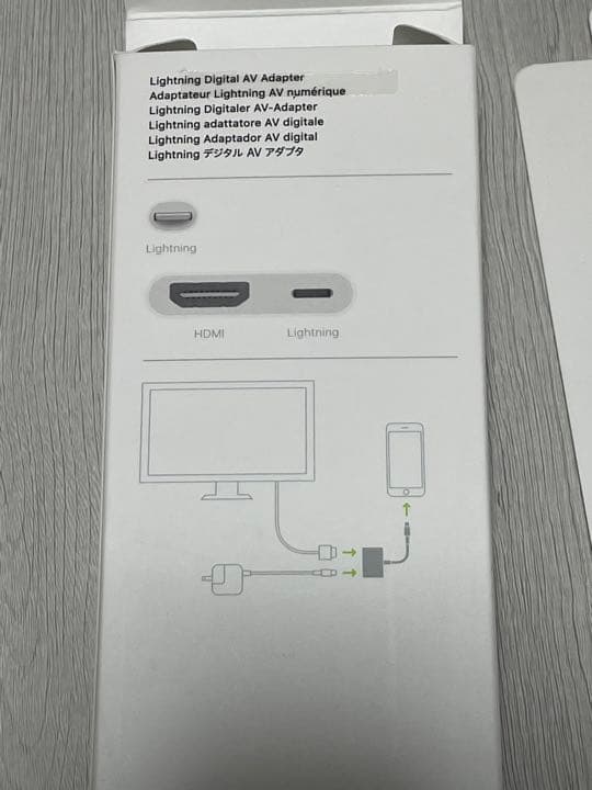 Apple Lightning-Digital AVアダプタ MD826AM/A