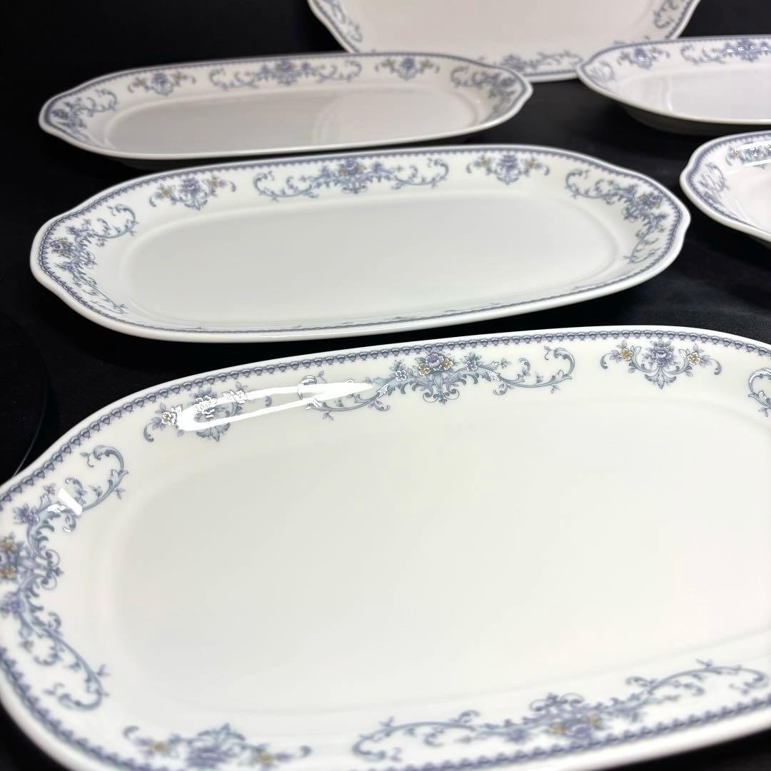 【未使用】　ノリタケ　楕円　長皿　7枚　送料無料