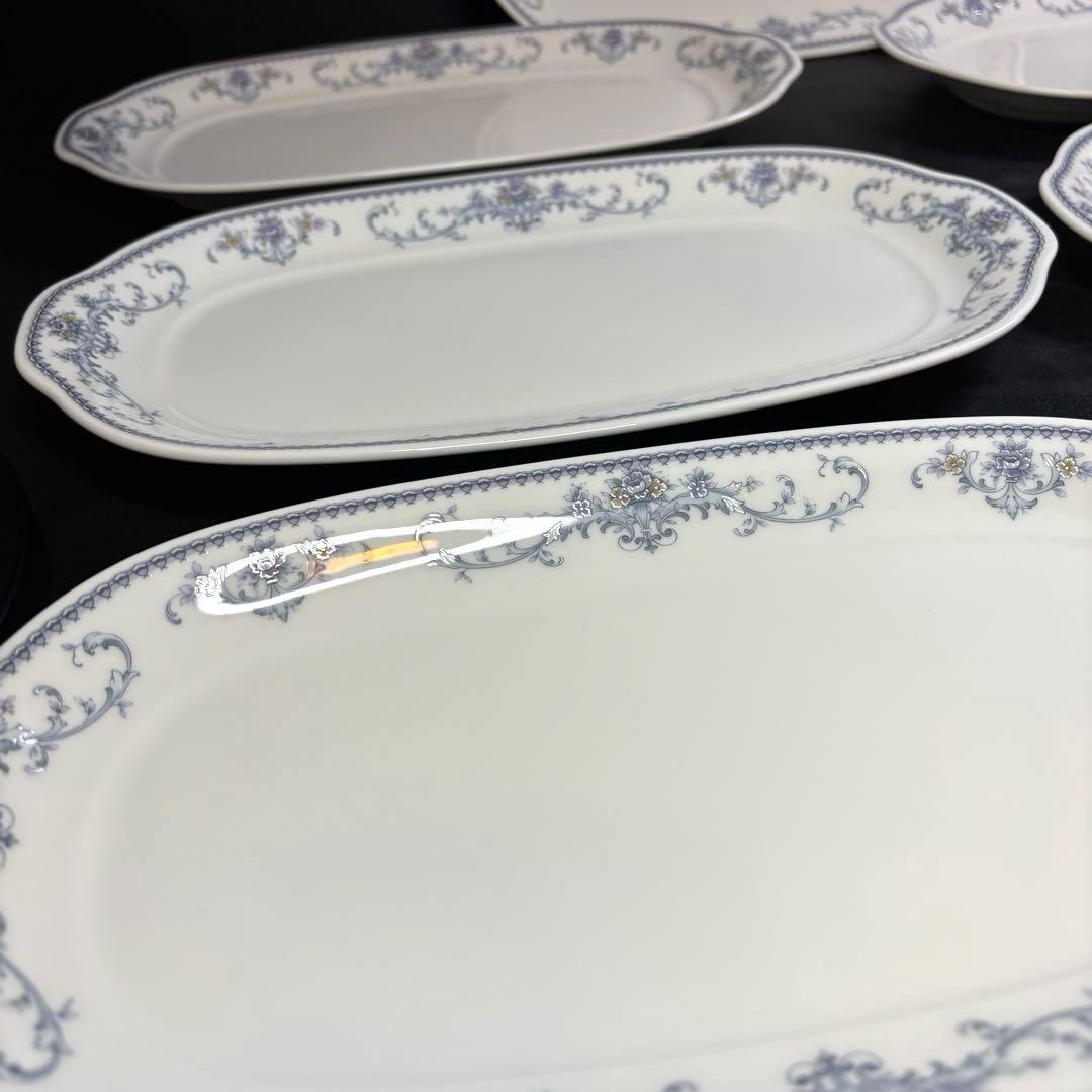 【未使用】　ノリタケ　楕円　長皿　7枚　送料無料