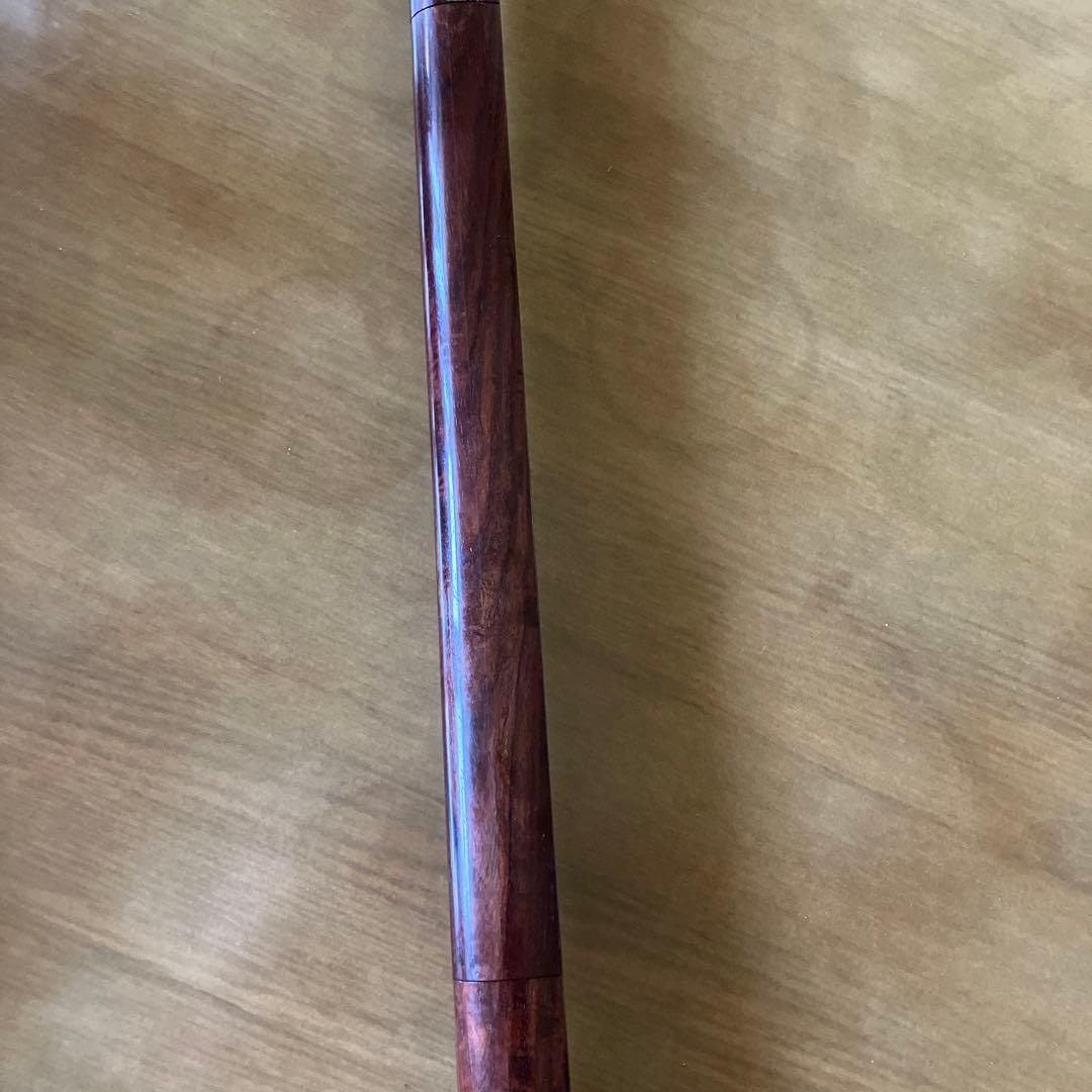 紅木三味線　金細　綾杉胴