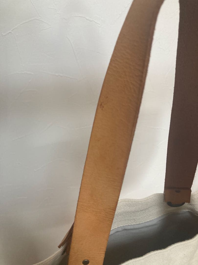 島藍農園 simaai 帆布 トートバッグ 藍染 牛革持ち手