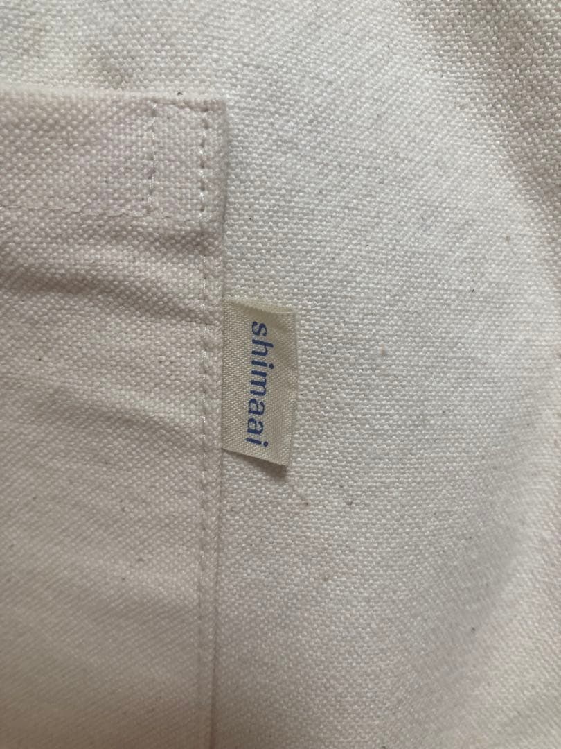 島藍農園 simaai 帆布 トートバッグ 藍染 牛革持ち手