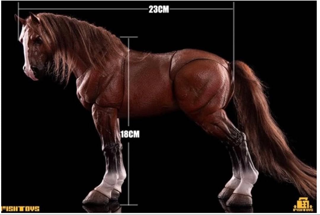 Fish Toys ウエストランドシリーズ　黒馬　可動フィギュア　②