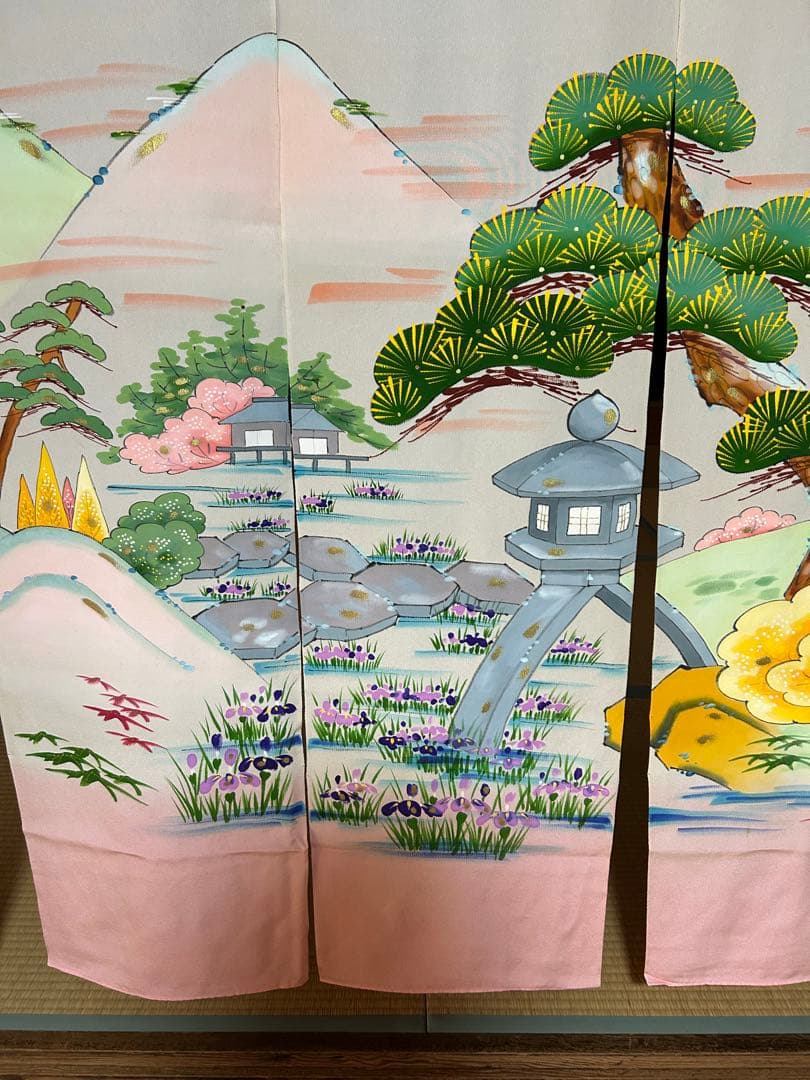 B*o様 11/30限定価格 1万円引き 高級 のれん 花嫁のれん 庭 山 松