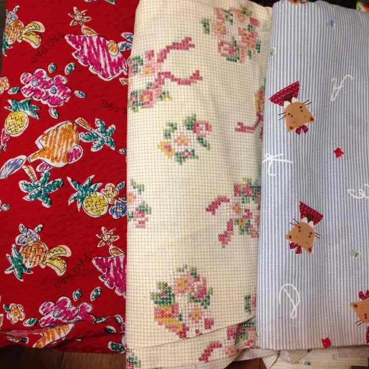 布、はぎれ、手作り