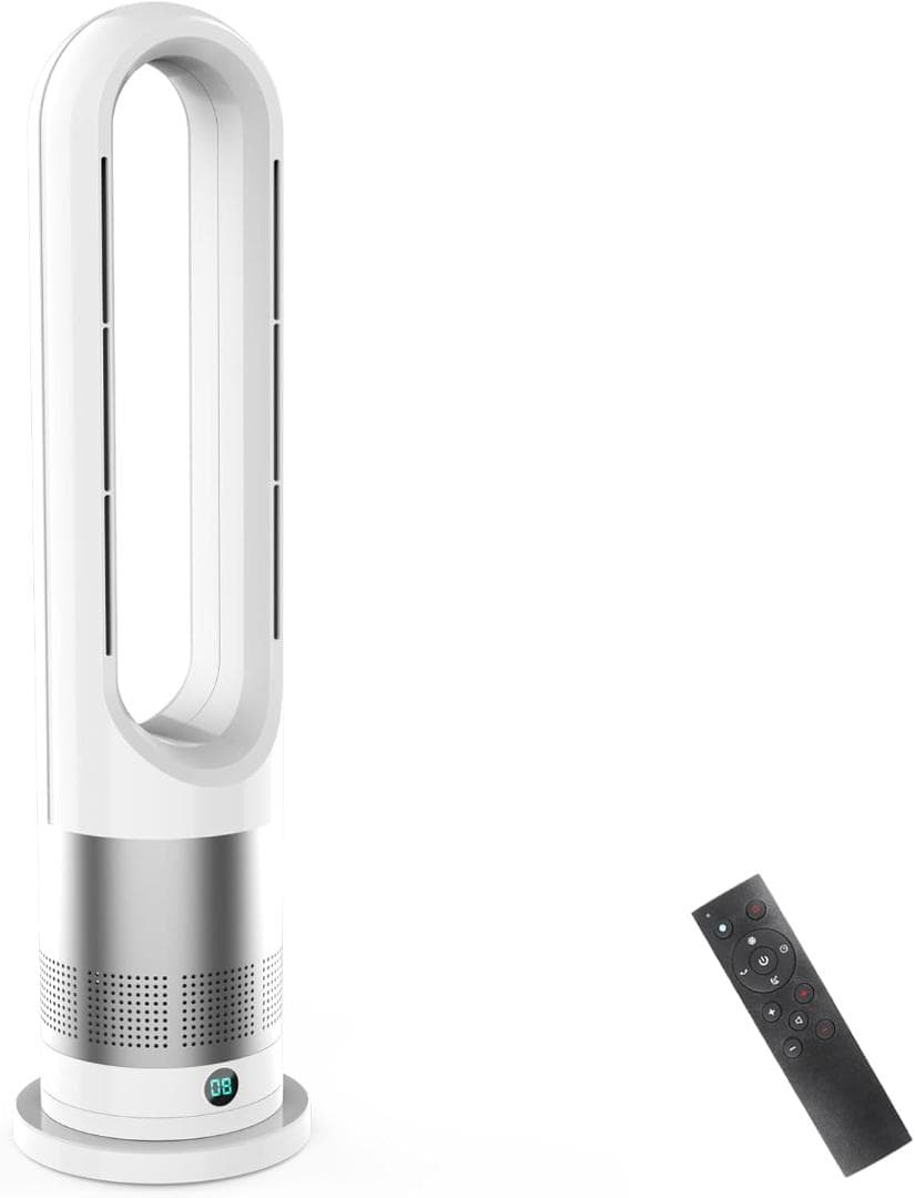 ♥値引きあり【 2025新進化・冷暖兼用・DCモーター 】タワーファン 羽なし