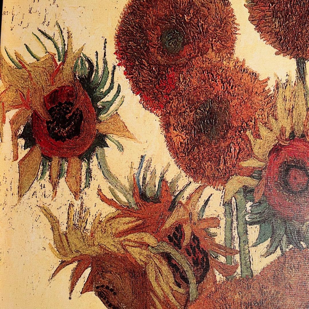 キャンバス プリントアート ゴッホ ひまわり 額付き 絵画 インテリア